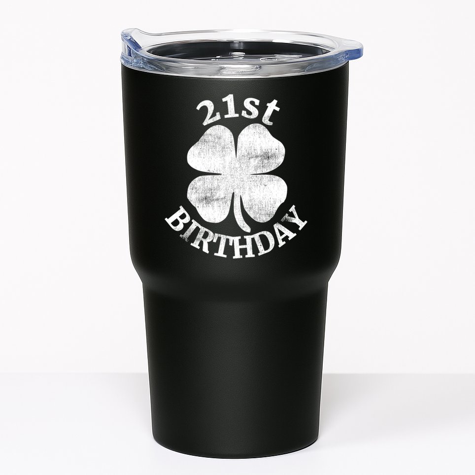 21st Birthday Funny St. Patricks Day Party Beer Gift Tumbler