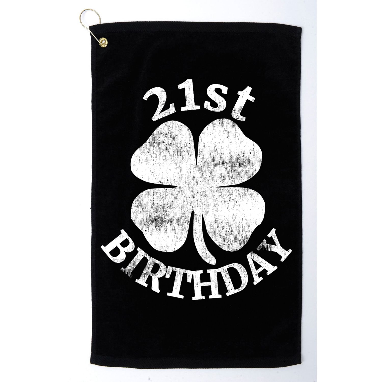 21st Birthday Funny St. Patricks Day Party Beer Gift Golf Towel