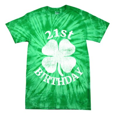 21st Birthday Funny St. Patricks Day Party Beer Gift Tie-Dye T-Shirt