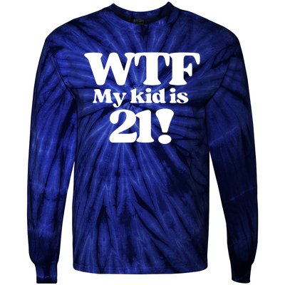 21st Birthday For Mom 21 Year Old Child Son Daughter Gift Tie-Dye Long Sleeve Shirt