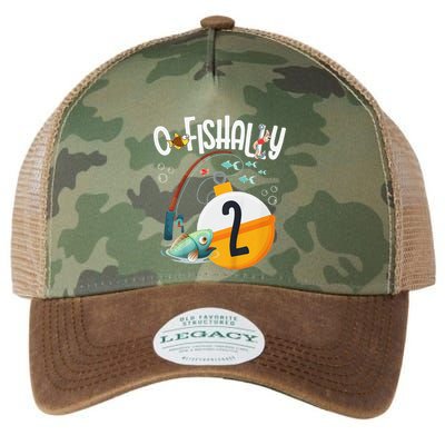 2nd Birthday Fishing Theme For And OFishally 2 Legacy Tie Dye Trucker Hat