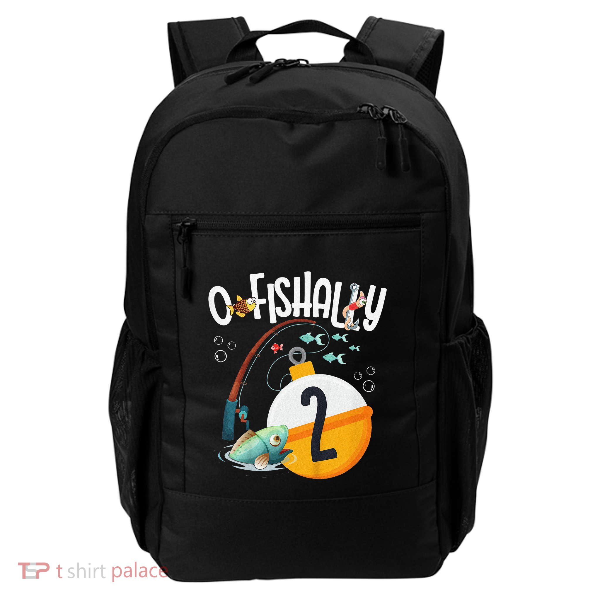 2nd Birthday Fishing Theme For And OFishally 2 Backpack