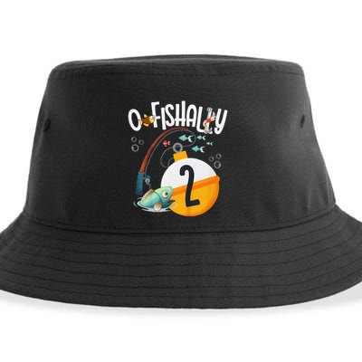 2nd Birthday Fishing Theme For And OFishally 2 Sustainable Bucket Hat