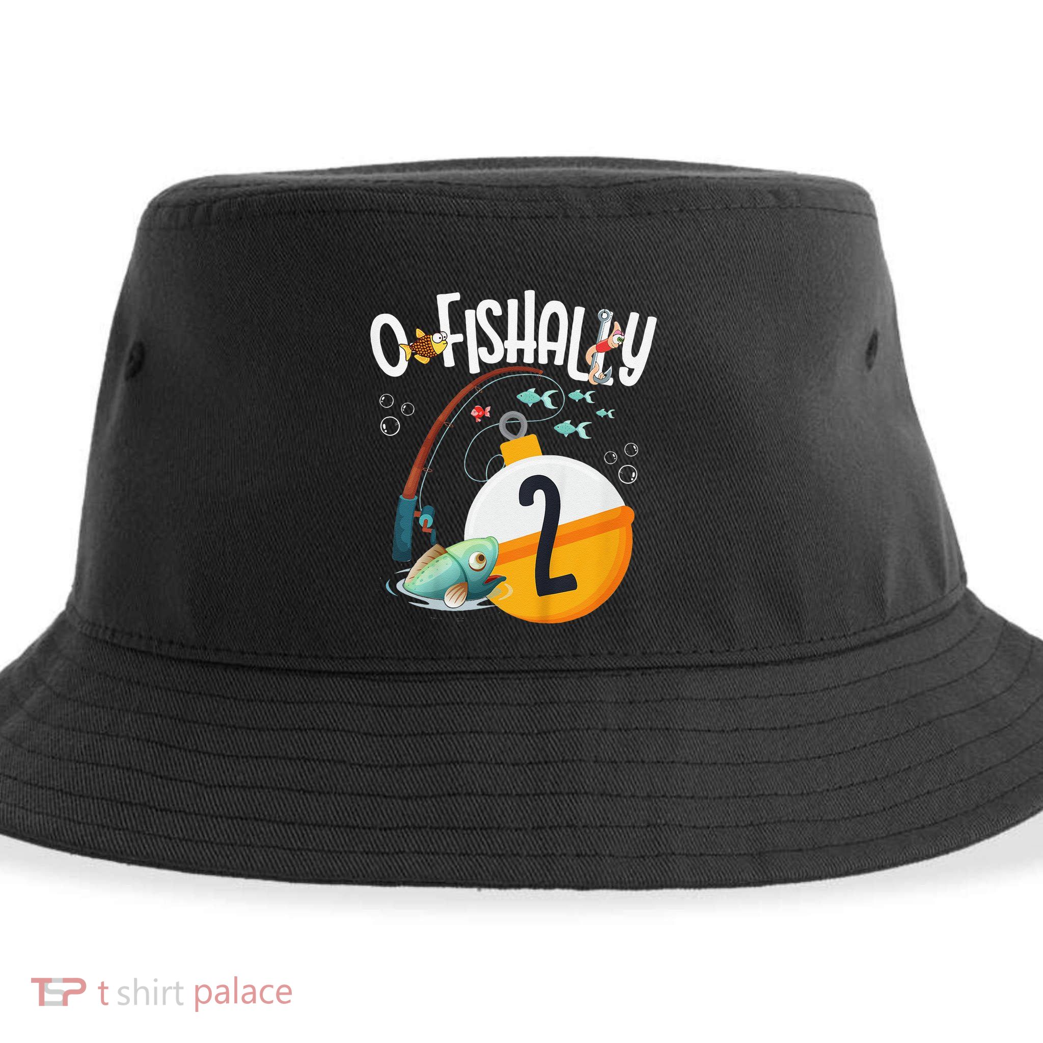 2nd Birthday Fishing Theme For And OFishally 2 Sustainable Bucket Hat