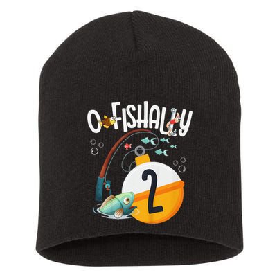 2nd Birthday Fishing Theme For And OFishally 2 Short Acrylic Beanie
