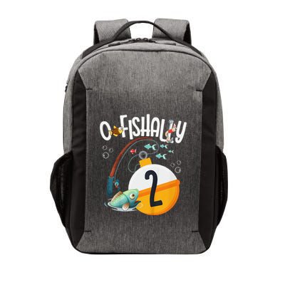 2nd Birthday Fishing Theme For And OFishally 2 Vector Backpack