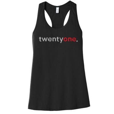 21st Birthday Gift Ideas For Him Women's Racerback Tank