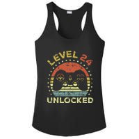 24th Birthday Gaming Level 24 Unlocked Ladies PosiCharge Competitor Racerback Tank