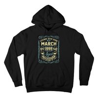 24th Birthday Gift 24 Years Old Legends Born March 1999 Hoodie