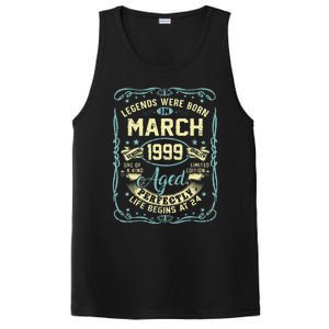 24th Birthday Gift 24 Years Old Legends Born March 1999 PosiCharge Competitor Tank