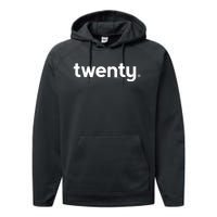 20th Birthday Gift Ideas for Him m.e.n | Design Twenty Performance Fleece Hoodie