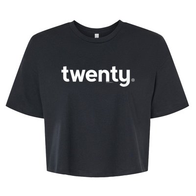 20th Birthday Gift Ideas for Him m.e.n | Design Twenty Bella+Canvas Jersey Crop Tee