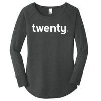 20th Birthday Gift Ideas for Him m.e.n | Design Twenty Women's Perfect Tri Tunic Long Sleeve Shirt