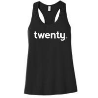 20th Birthday Gift Ideas for Him m.e.n | Design Twenty Women's Racerback Tank