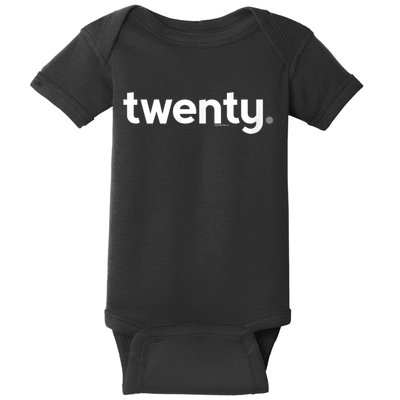 20th Birthday Gift Ideas for Him m.e.n | Design Twenty Baby Bodysuit
