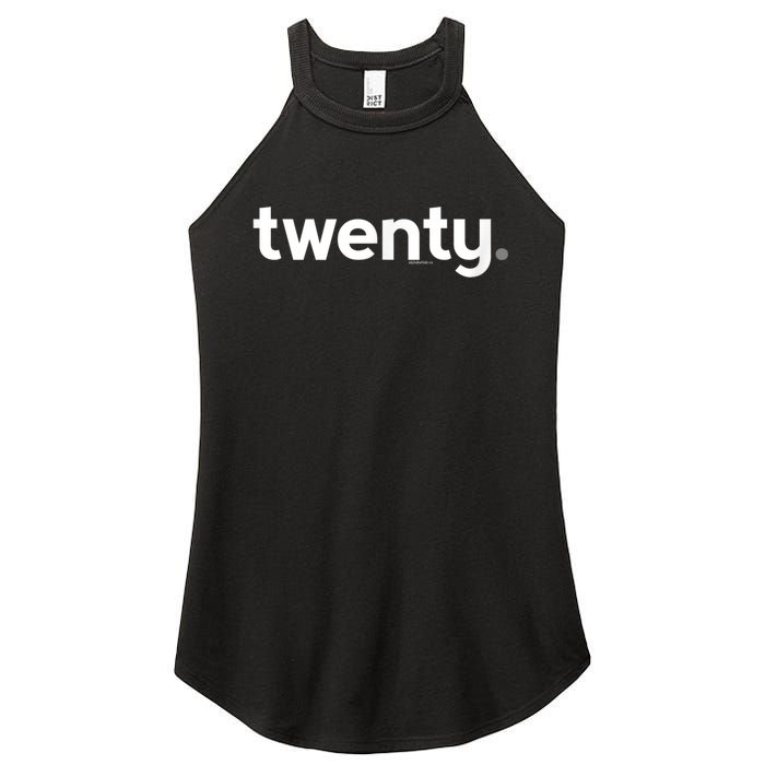 20th Birthday Gift Ideas for Him m.e.n | Design Twenty Women's Perfect Tri Rocker Tank