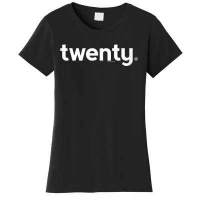 20th Birthday Gift Ideas for Him m.e.n | Design Twenty Women's T-Shirt