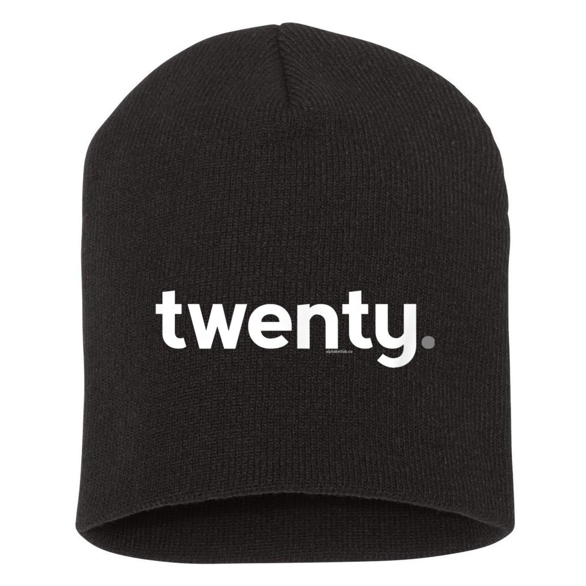 20th Birthday Gift Ideas for Him m.e.n | Design Twenty Short Acrylic Beanie