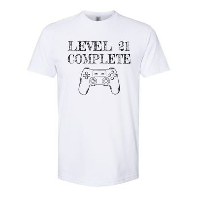 21st Birthday Gaming Level 21 Complete Softstyle CVC T-Shirt