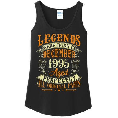 27th Birthday Gift 27 Years Old Legends Born December 1995 Ladies Essential Tank