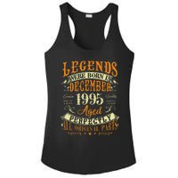 27th Birthday Gift 27 Years Old Legends Born December 1995 Ladies PosiCharge Competitor Racerback Tank