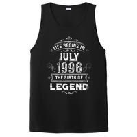 27th Birthday Gifts Vintage July 1996 27 Years Old PosiCharge Competitor Tank