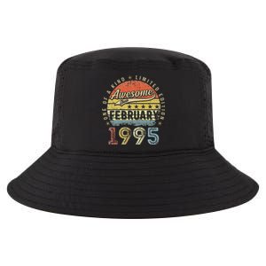 28th Birthday Gift Awesome Since February 1995 28 Year Old Cute Cool Comfort Performance Bucket Hat