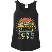 28th Birthday Gift Awesome Since February 1995 28 Year Old Cute Ladies Essential Tank