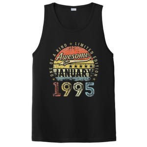 28th Birthday Gift Awesome Since January 1995 28 Year Old PosiCharge Competitor Tank