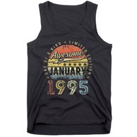 28th Birthday Gift Awesome Since January 1995 28 Year Old Tank Top