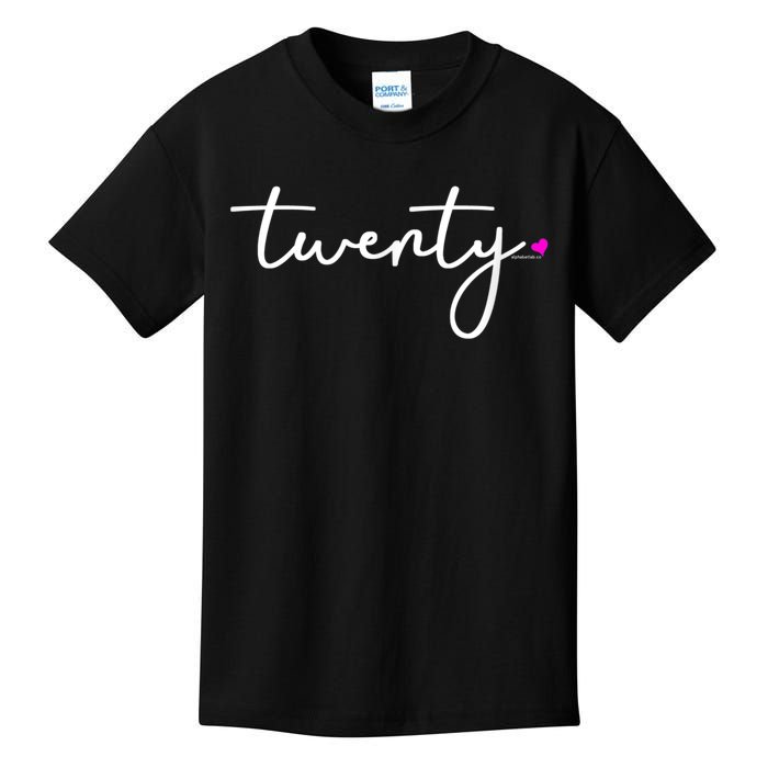 20th Birthday Gift Ideas for Her Wo | Twenty Party Kids T-Shirt