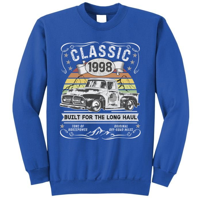 25th Birthday Gift Pickup Truck Born 1998 Cute Gift Sweatshirt