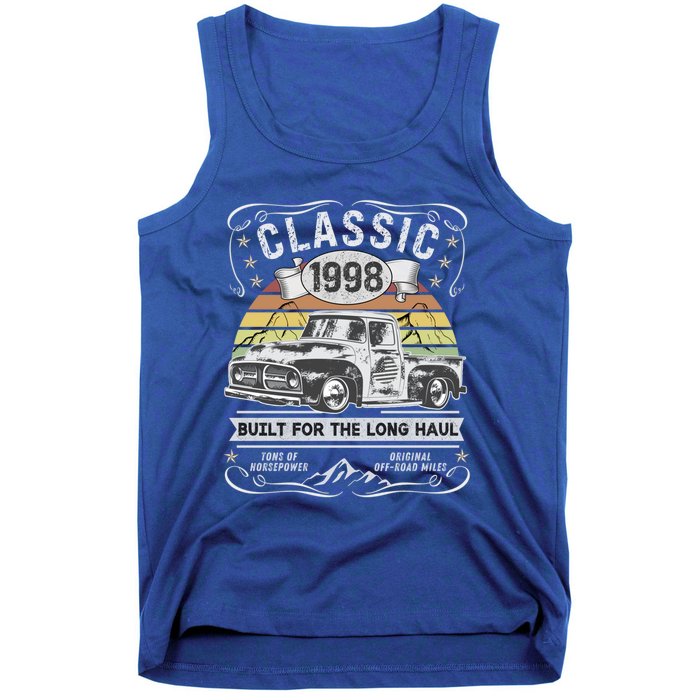 25th Birthday Gift Pickup Truck Born 1998 Cute Gift Tank Top