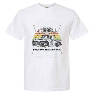 25th Birthday Gift Pickup Truck Born 1998 Cute Gift Garment-Dyed Heavyweight T-Shirt