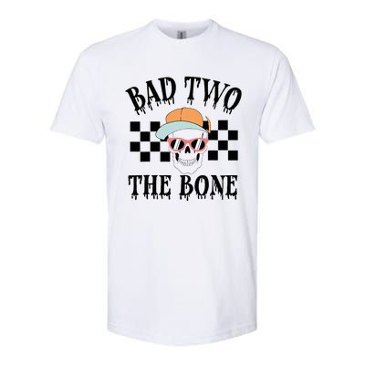 2nd Birthday Halloween Skeleton Boy Bad Two The Bone Softstyle CVC T-Shirt