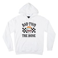 2nd Birthday Halloween Skeleton Boy Bad Two The Bone Hoodie