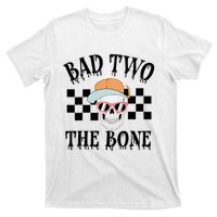 2nd Birthday Halloween Skeleton Boy Bad Two The Bone T-Shirt