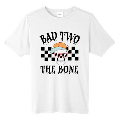 2nd Birthday Halloween Skeleton Boy Bad Two The Bone Tall Fusion ChromaSoft Performance T-Shirt