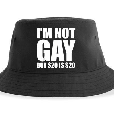 20 Bucks Is 20$ Humorous Bargain Funny Lgbt Sustainable Bucket Hat