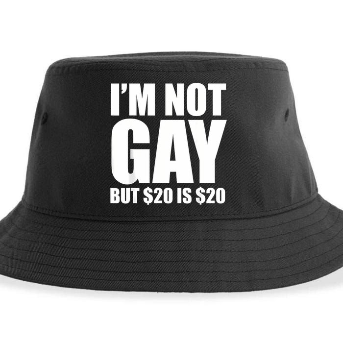 20 Bucks Is 20$ Humorous Bargain Funny Lgbt Sustainable Bucket Hat