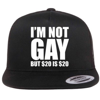 20 Bucks Is 20$ Humorous Bargain Funny Lgbt Flat Bill Trucker Hat