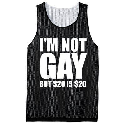 20 Bucks Is 20$ Humorous Bargain Funny Lgbt Mesh Reversible Basketball Jersey Tank