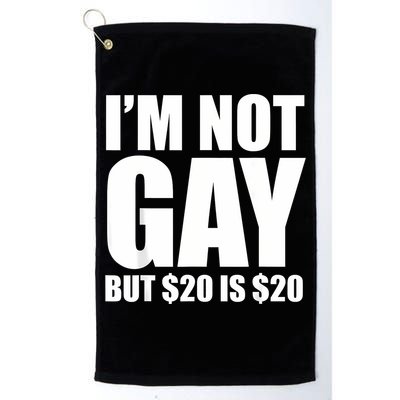 20 Bucks Is 20$ Humorous Bargain Funny Lgbt Golf Towel