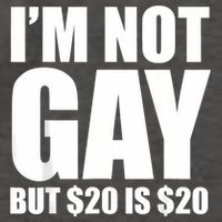 20 Bucks Is 20$ Humorous Bargain Funny Lgbt Vector Backpack
