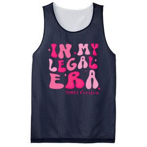 21st Birthday In My Legal Era Turning 21 Birthday Party Mesh Reversible Basketball Jersey Tank