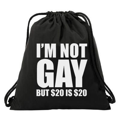 20 Bucks Is 20$ Humorous Bargain Drawstring Bag