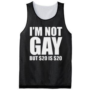 20 Bucks Is 20$ Humorous Bargain Funny Lgbt Mesh Reversible Basketball Jersey Tank