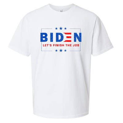 2024 Biden LetS Finish The Job Joe Save Democracy America Sueded Cloud Jersey T-Shirt