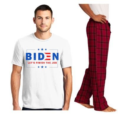 2024 Biden LetS Finish The Job Joe Save Democracy America Pajama Set