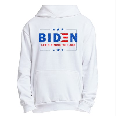 2024 Biden LetS Finish The Job Joe Save Democracy America Urban Pullover Hoodie